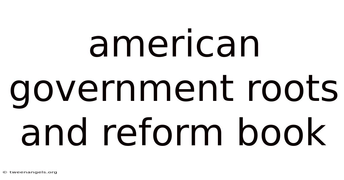 American Government Roots And Reform Book