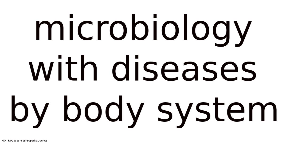 Microbiology With Diseases By Body System