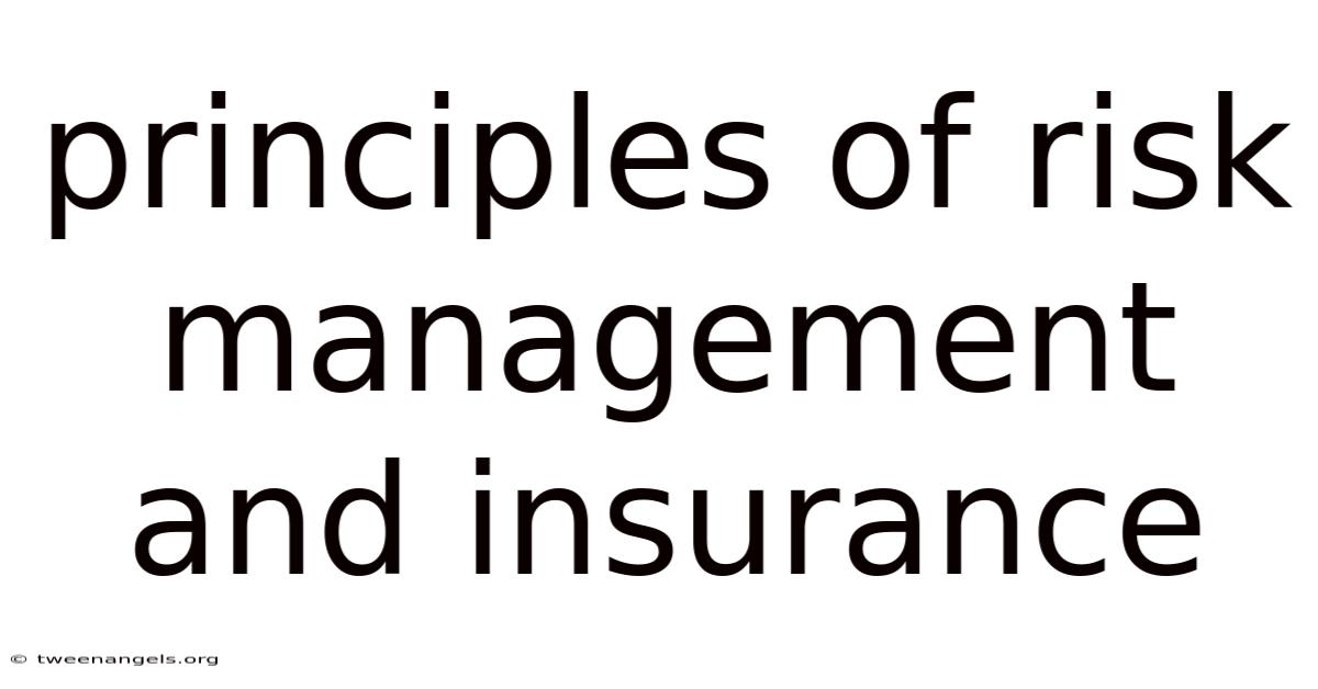 Principles Of Risk Management And Insurance