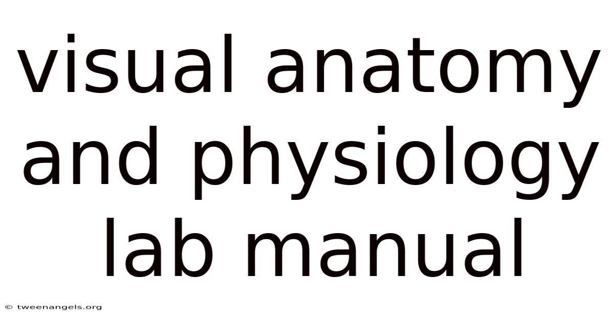 Visual Anatomy And Physiology Lab Manual
